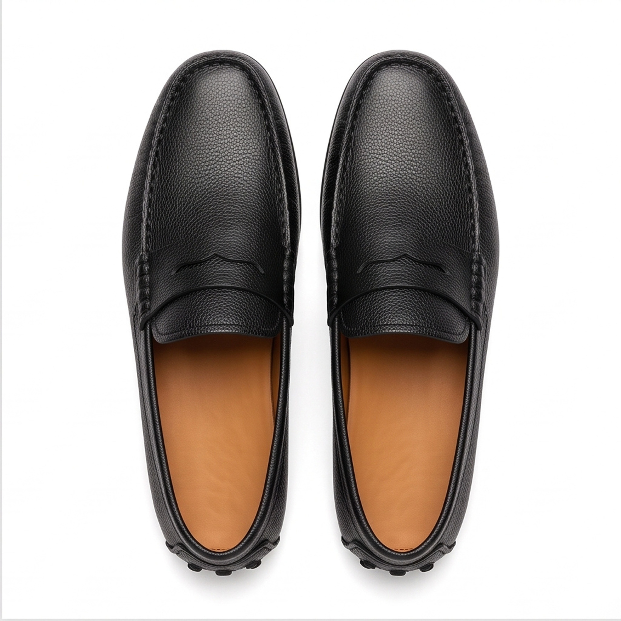 Evoke – Men's Handmade Leather Moccasins (Black)