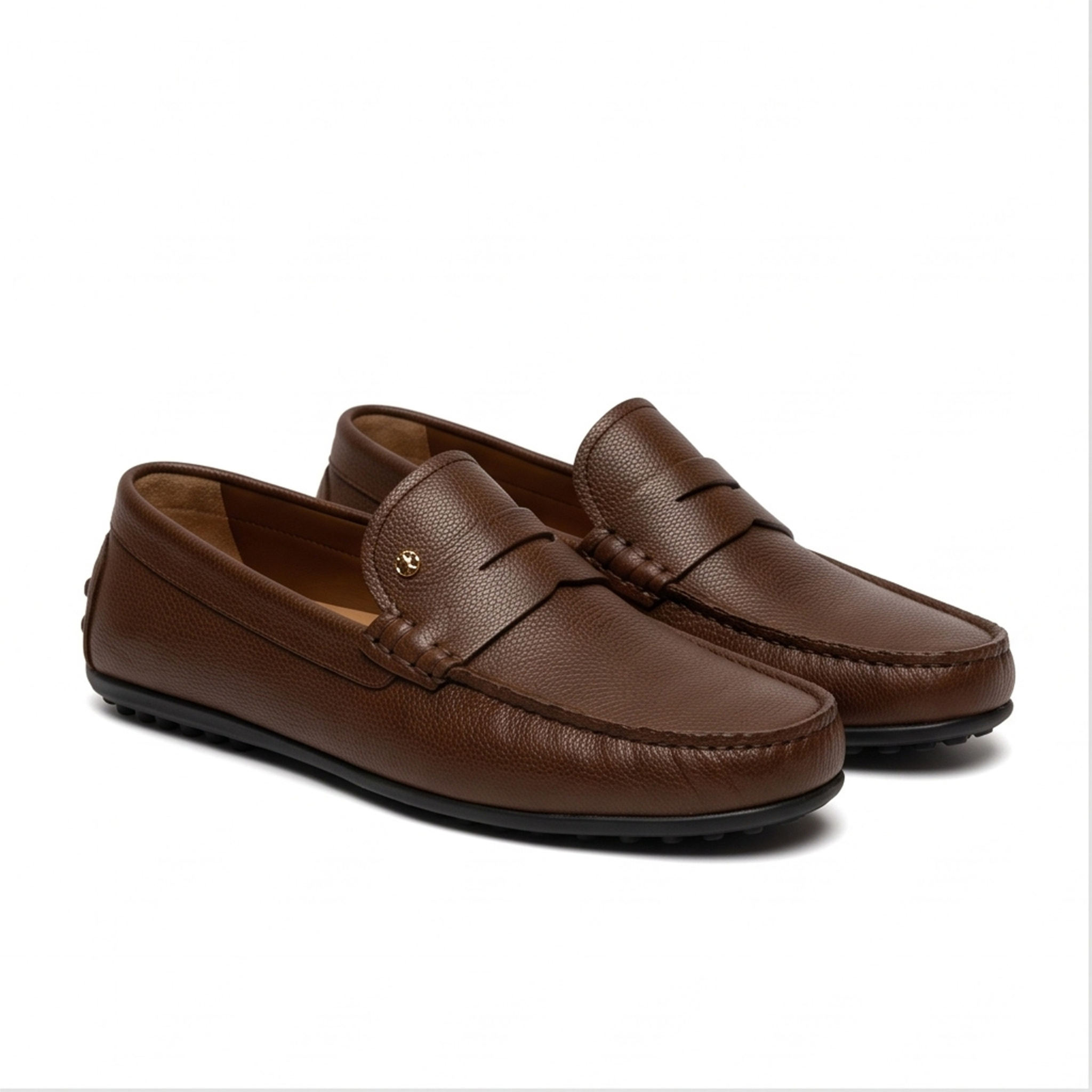 Evoke – Men's Handmade Leather Moccasins (Brown)