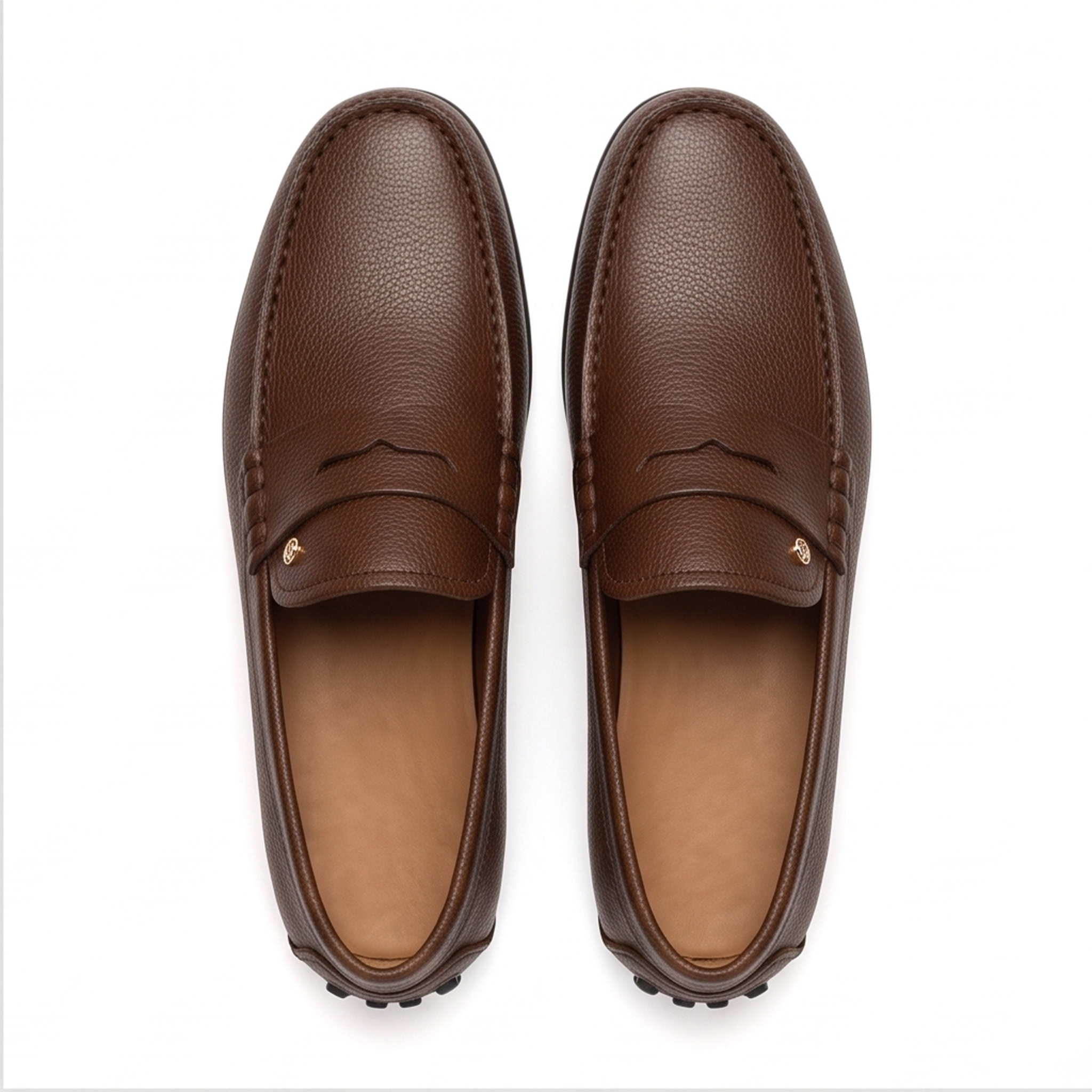 Evoke – Men's Handmade Leather Moccasins (Brown)