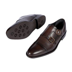 The Windsor - Double Monk Strap Leather Shoes