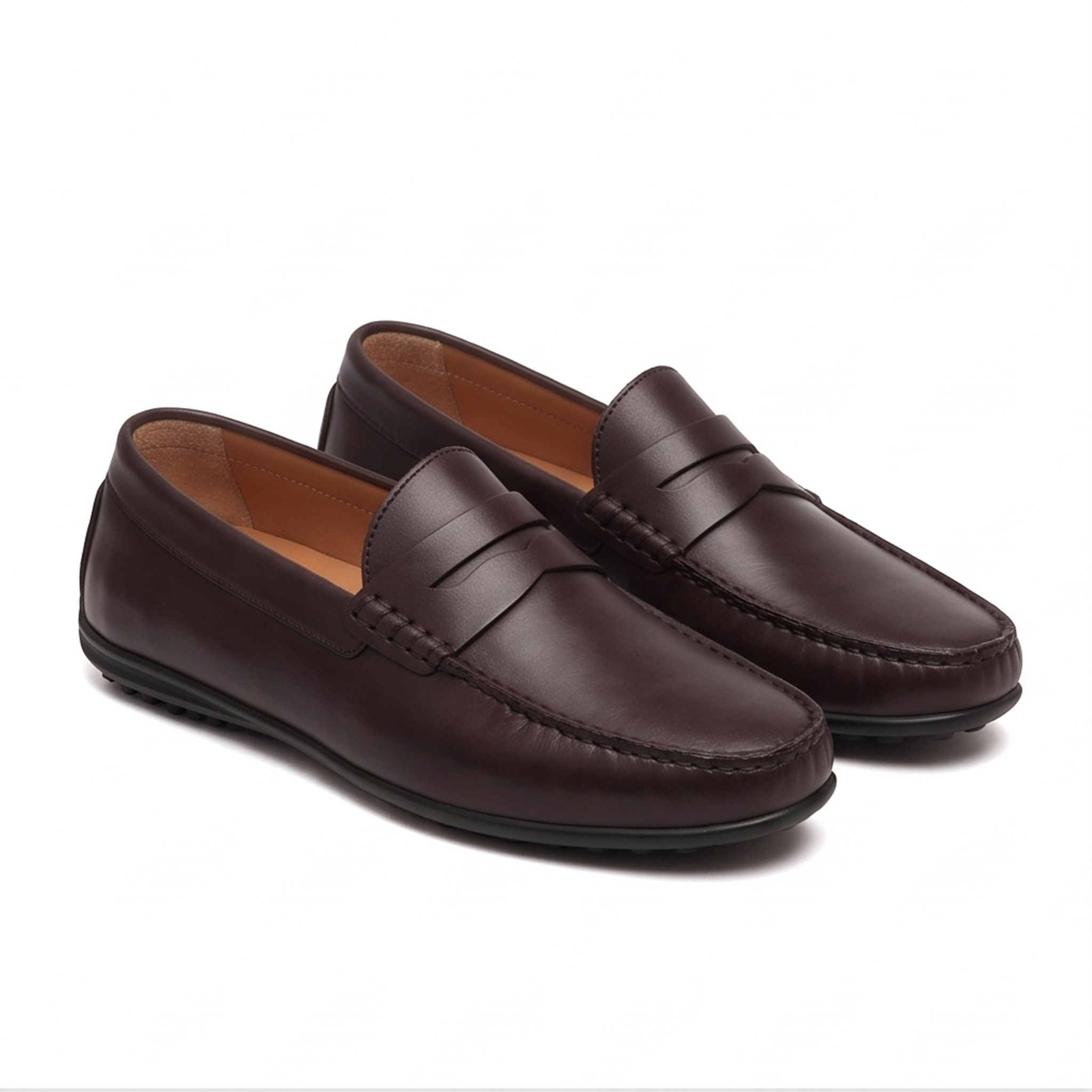 Tuscan – Men's Handmade Leather Moccasins (Brown)