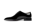 Lisbon Black Patent Leather Whole Cut Oxford Shoe