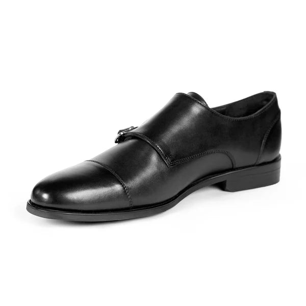 The Windsor - Double Monk Strap Leather Shoes