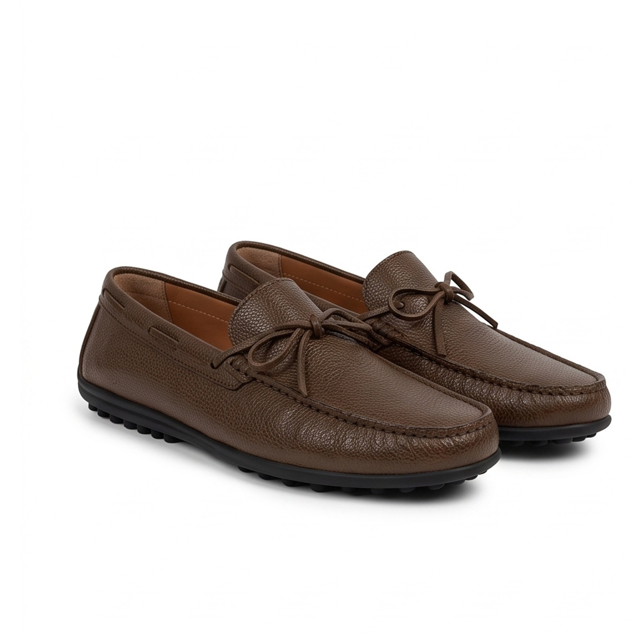 Solex – Men's Handmade Leather Moccasins(brown)