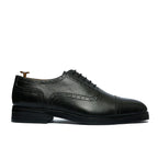 Richmond - Men's Black Calf Leather Oxford Shoe