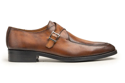Artisan Burnished Single Monk Strap