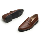 J.M. Weston 180 Moccasin Full Grain Leather Loafers