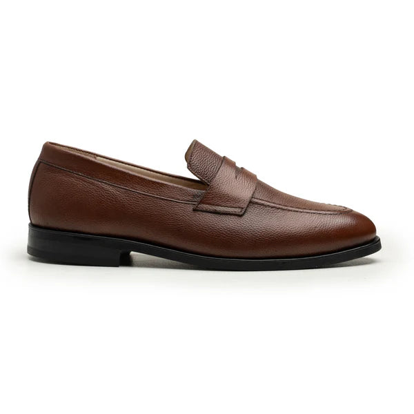 J.M. Weston 180 Moccasin Full Grain Leather Loafers