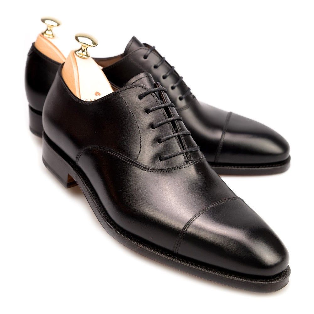 Men's Black Captoe Oxford Shoes